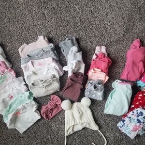 0-3 month baby girl clothes